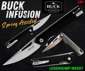 Buck Infusion Black Aluminium zakmes