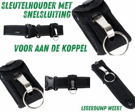 Sleutelhouder met metalen haak 