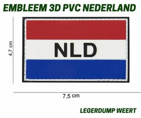 Embleem 3D PVC Nederland