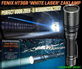 Fenix HT30R  'white laser' zaklamp