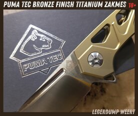 Puma TEC BRONZE FINISH Titanium Zakmes 