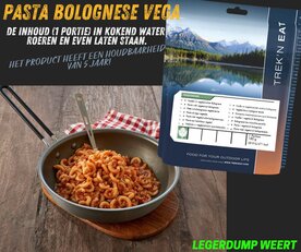 Trek n Eat Pasta Bolognese vegatarisch 
