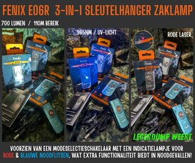 Fenix E06R 3 in 1  SLEUTELHANGER ZAKLAMP 