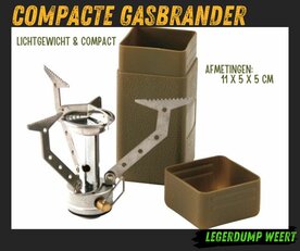 Compacte gasbrander