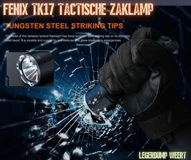 Fenix TK17 TACTISCHE ZAKLAMP