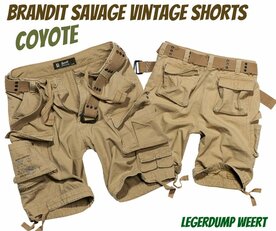 Brandit  Savage Vintage Shorts Coyote