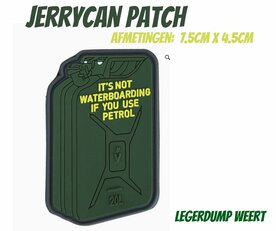 3D PVC Patch Jerrycan 