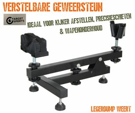Verstelbare Geweersteun