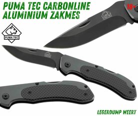 CarbonLine Aluminium  Zakmes met Clip 