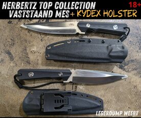 Herbertz TOP Collection vaststaand mes, incl. Kydex foedraal