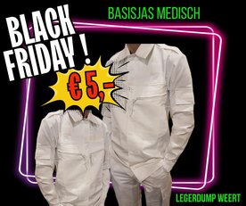 Basisjas medisch, wit