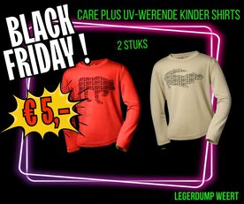 BLACK FRIDAY DEAL Care Plus UV-werende kinder shirt Khaki