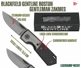 BlackField Gentline Boston Gentleman zakmes 