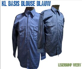 Basisblouse Donkerblauw 