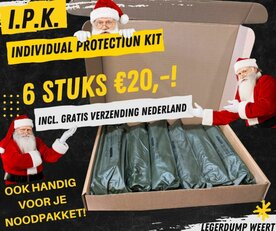 6 stuks  I.P.K. Individual Protection Kit  