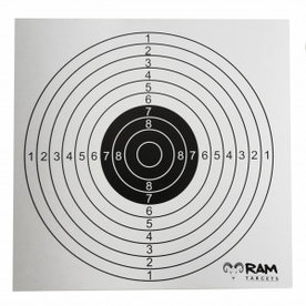 Ram schietkaarten 14x14 cm