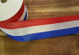 Nederlands lint op rol 7,5 cm