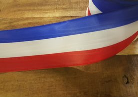 Nederlands lint op rol 5 cm