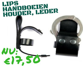 Handboeienhouder Leder voor Lips handboeien